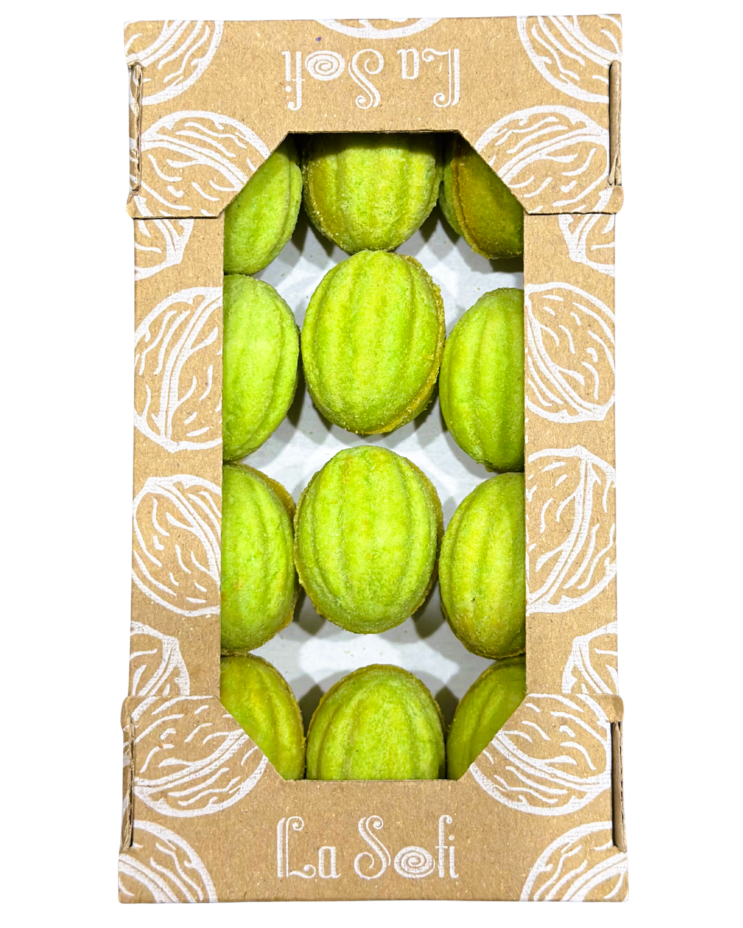 Горішки з фундуковою пастою з арахісом та згущеним молоком, 12шт