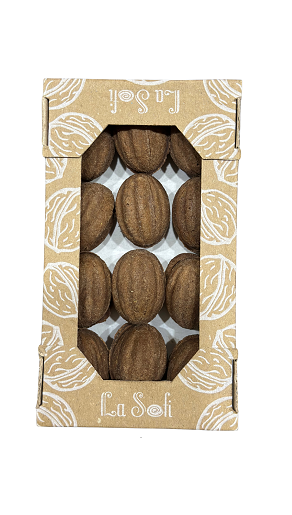 Горішки з шоколадно-фундуковою пастою та згущеним молоком, 12шт