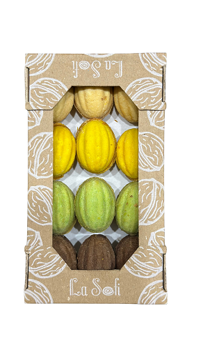 Горішки з горіховими пастами та згущеним молоком МІКС, 12шт