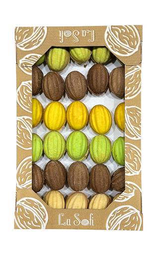 Горішки з горіховими пастами та згущеним молоком МІКС, 30шт