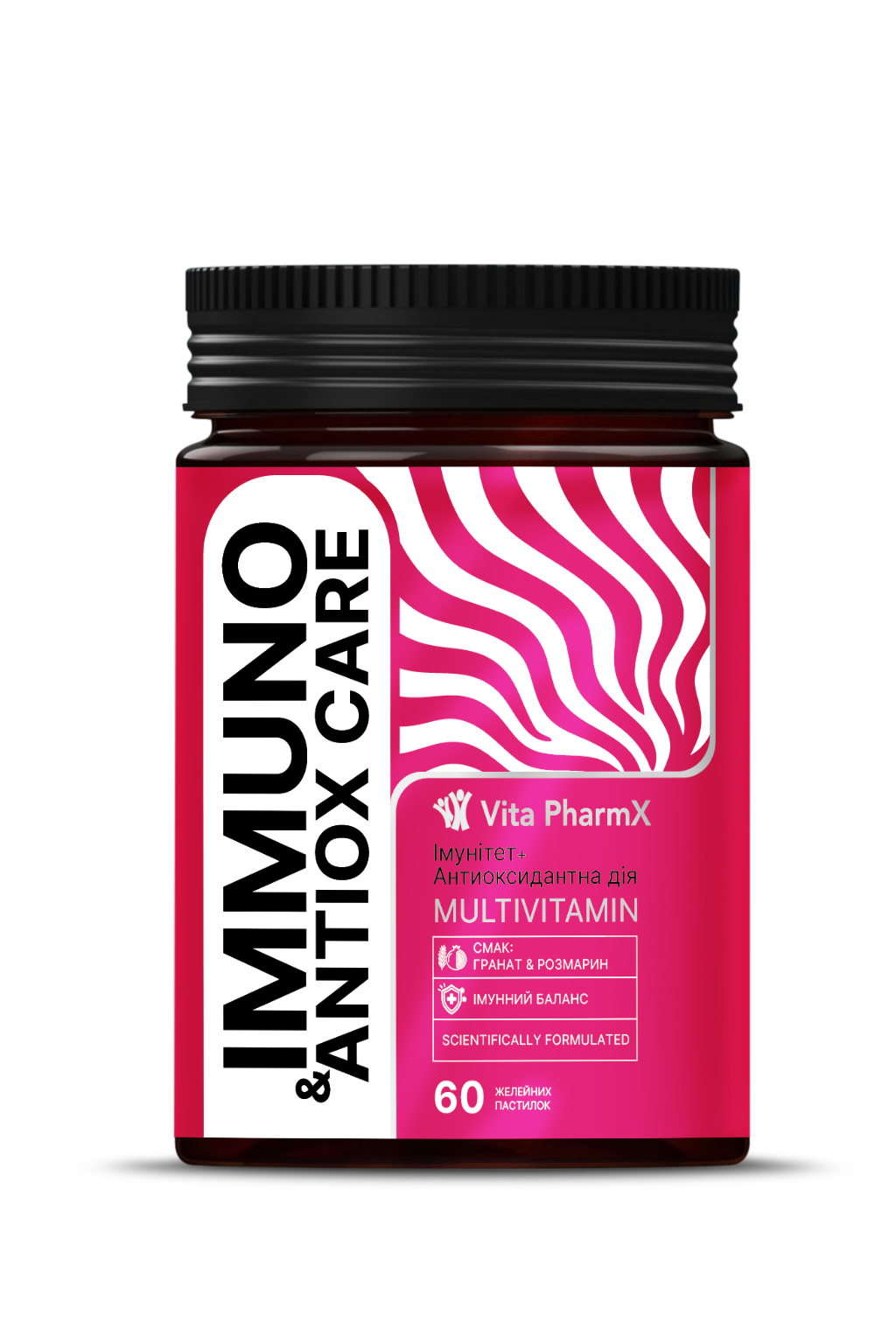 Імунітет + Антиоксидантна дія Vita PharmX®, вітаміни для дорослих, №60