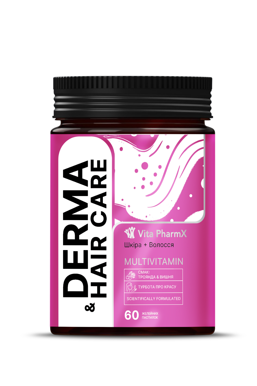 Шкіра + Волосся Vita PharmX®, вітаміни для дорослих, №60